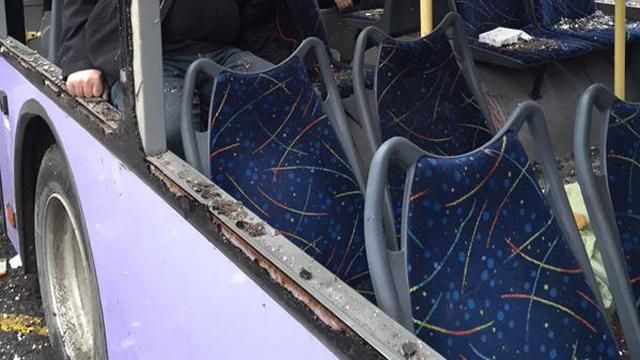 Обстріл тролейбуса в Донецьку терористи здійснили з міномета, що пересувався містом, — РНБО