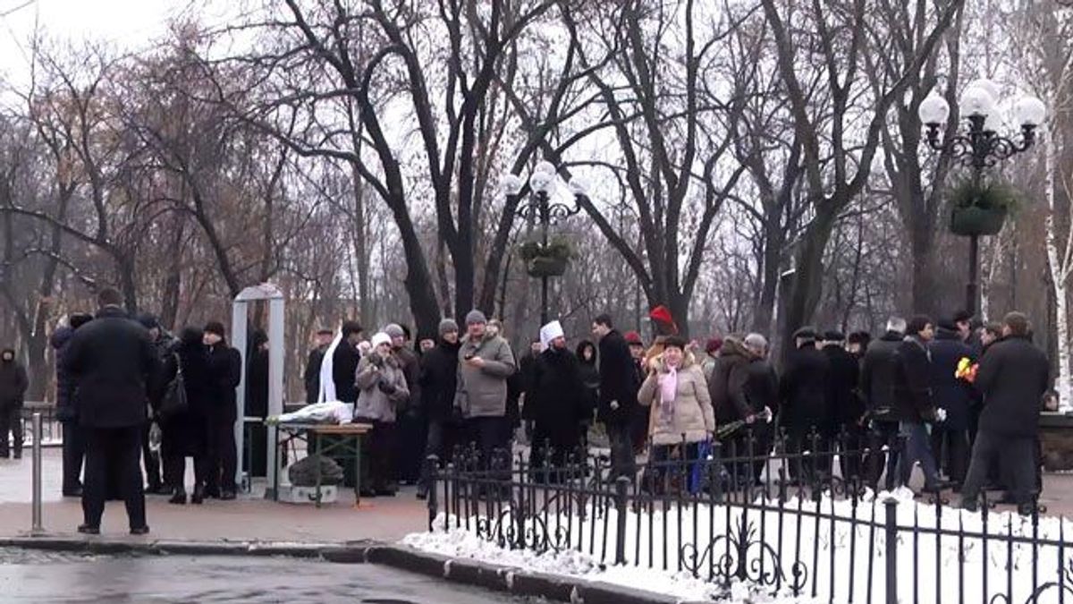 В Киеве политики и чиновники почтили День соборности В Киеве политики и чиновники почтили День соборности