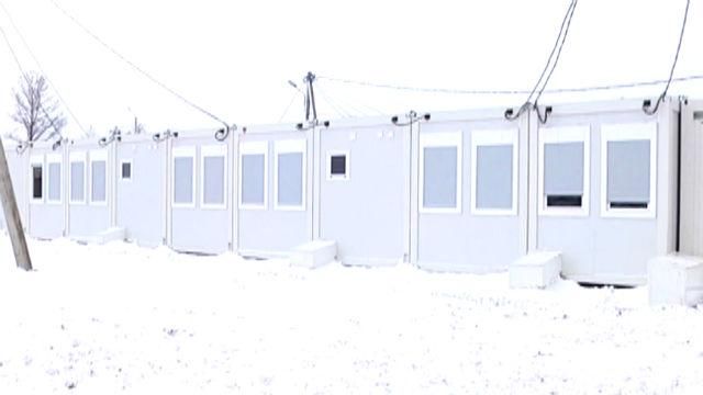 Первый в Украине модульный городок для переселенцев открыли в Харькове Первый в Украине модульный городок для переселенцев открыли в Харькове