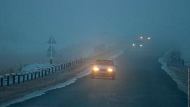 В Украине — туман и гололедица В Украине — туман и гололедица