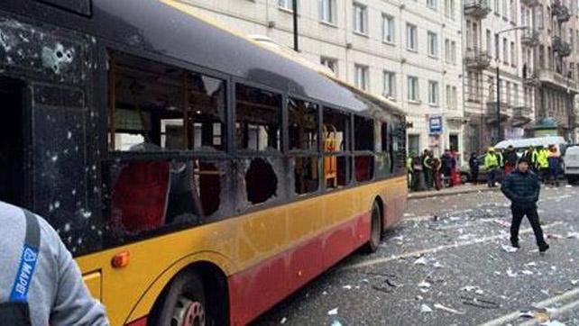 В центре Варшавы - мощный взрыв