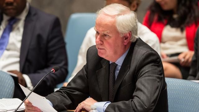 Удар по Маріуполю був би неможливий без підтримки РФ, — представник Великобританії в ООН Удар по Маріуполю був би неможливий без підтримки РФ, — представник Великобританії в ООН