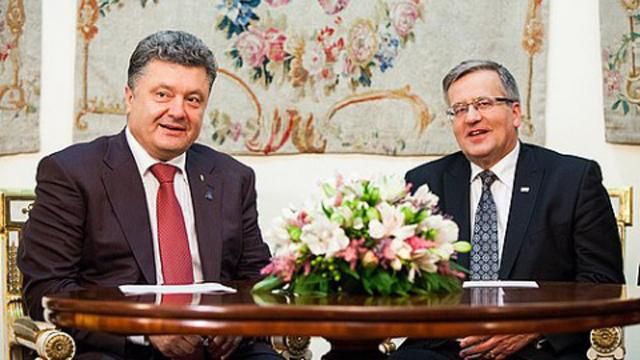 Порошенко сегодня встретится с Коморовским Порошенко сегодня встретится с Коморовским