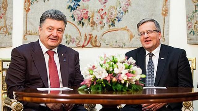 Порошенко сегодня встретится с Коморовским