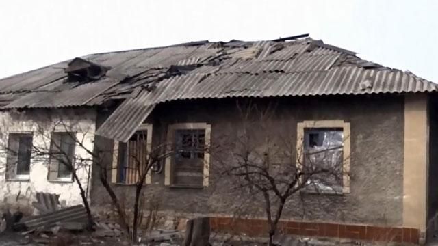 В Донецке несколько домов попали под обстрел