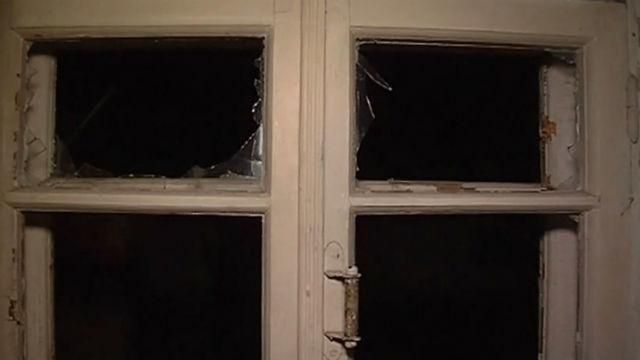 Последствия обстрелов в Луганске