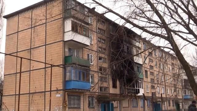 Авдеевка в Донецкой области страдает от обстрелов боевиков