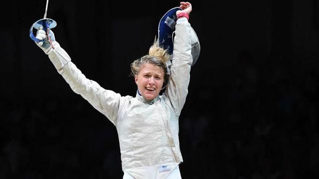 Украинка обошла россиянку и выиграла "золото" по фехтованию Украинка обошла россиянку и выиграла "золото" по фехтованию