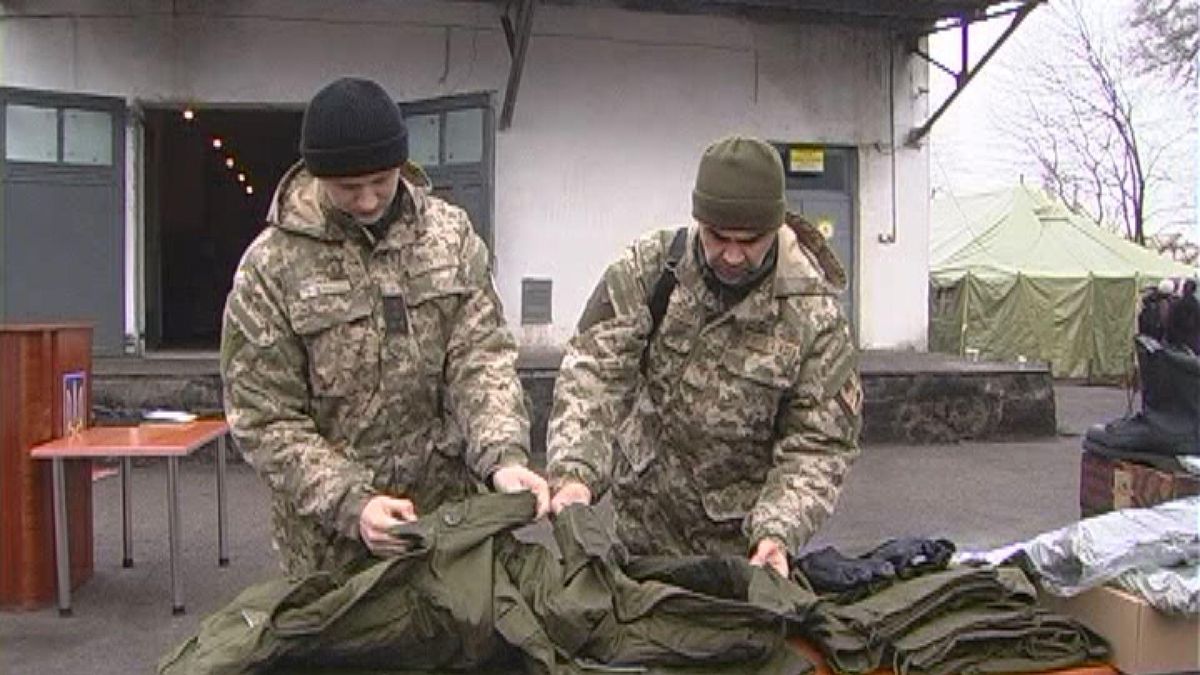 В Одесі роздали канадську форму для мобілізованих В Одесі роздали канадську форму для мобілізованих