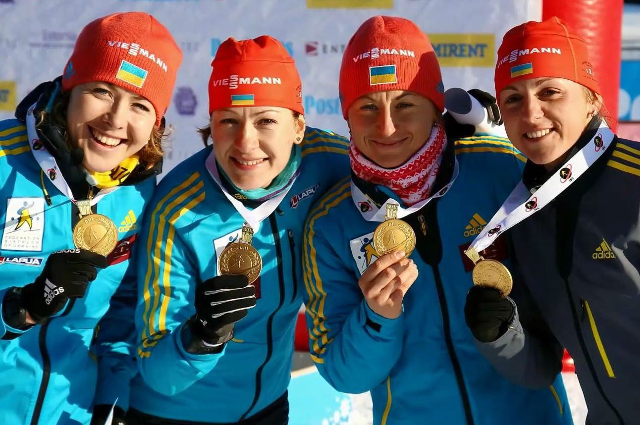 Біатлон. Жіноча збірна України виборола золоті нагороди чемпіонату Європи