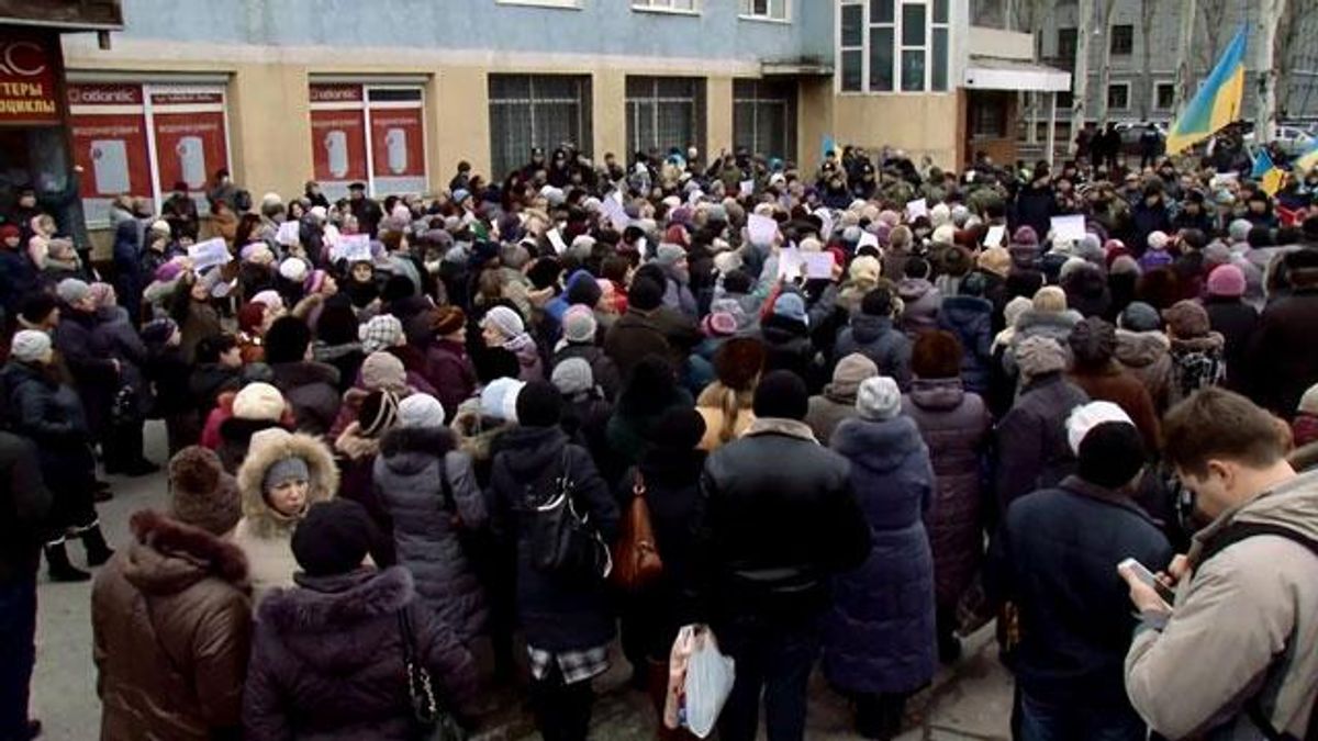У Краматорську пройшли мітинги щодо мобілізації У Краматорську пройшли мітинги щодо мобілізації