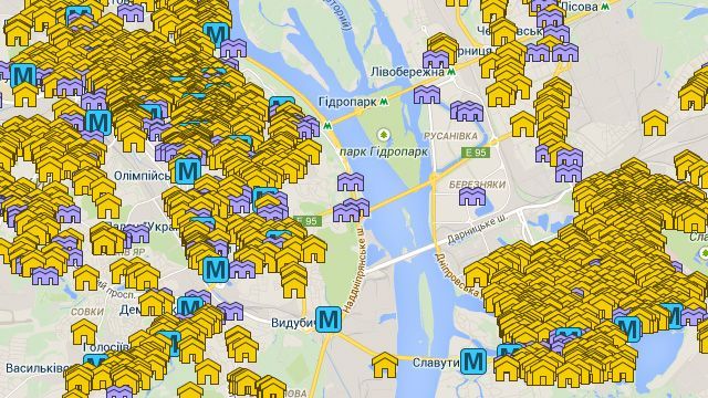 Де кияни можуть сховатися у разі надзвичайних ситуацій (Карта) Де кияни можуть сховатися у разі надзвичайних ситуацій (Карта)