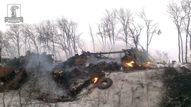 Українські сили під Дебальцевим розгромили 14 з 16 танків ворога