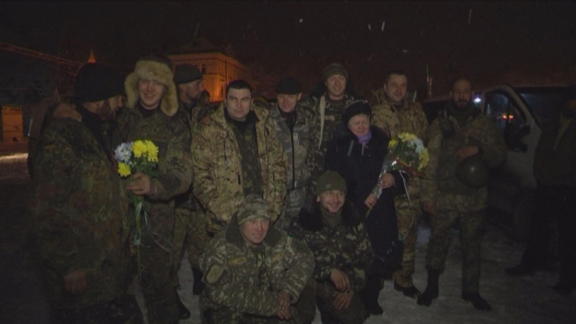 В Тернополь вернулись защитники 31-го блокпоста