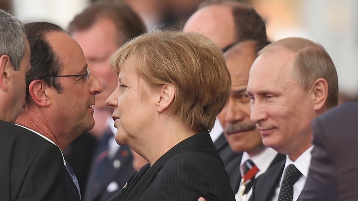 Путін, Меркель і Олланд розпочали переговори
