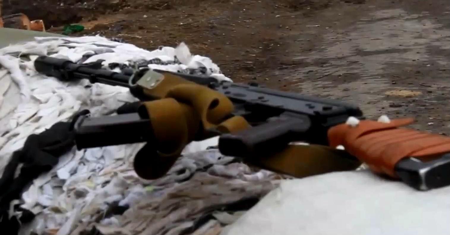 Бойцы Вооруженных Сил Украины защищают позиции в районе Счастья Бойцы Вооруженных Сил Украины защищают позиции в районе Счастья