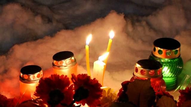 В Киеве почтили память погибших в боях на востоке Украины