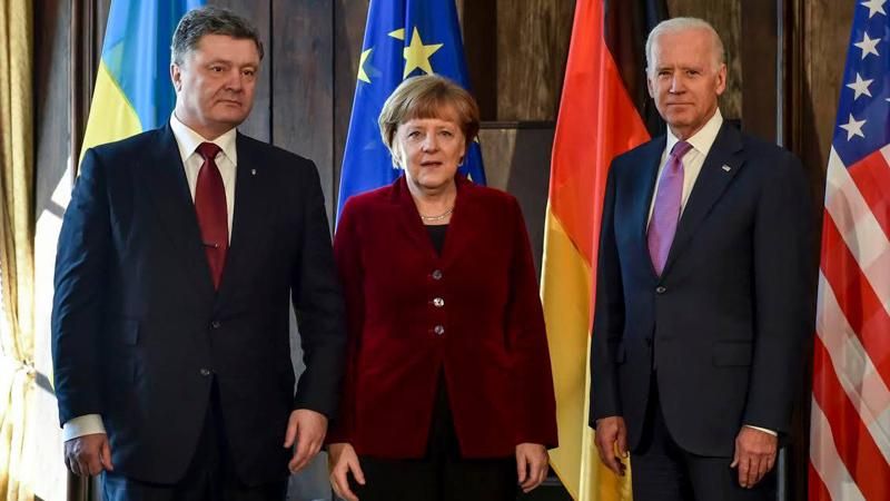 Порошенко в Мюнхене провел переговоры с Меркель и Байденом