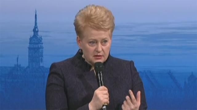 Предать украинский народ — предать себя, после вас — будем мы, — Грибаускайте Предать украинский народ — предать себя, после вас — будем мы, — Грибаускайте