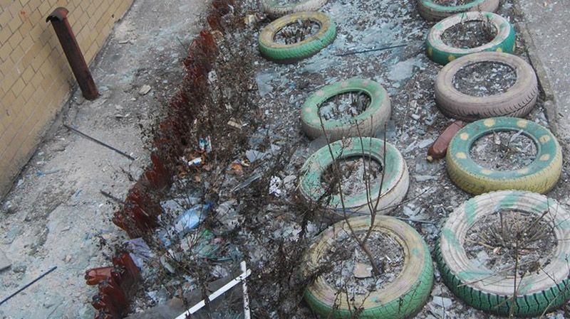 Донецк похож на руину: террористы продолжают разрушать город Донецк похож на руину: террористы продолжают разрушать город