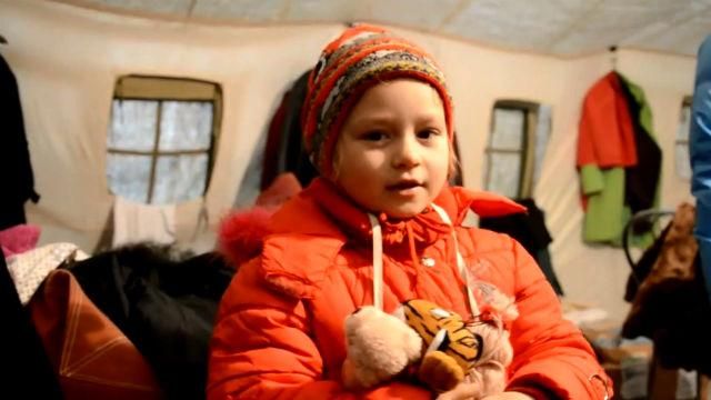Дівчинка з Дебальцевого декламує вірш про Україну