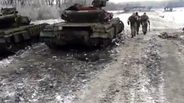Силы АТО в районе 31-го блокпоста уничтожили вражеский танк