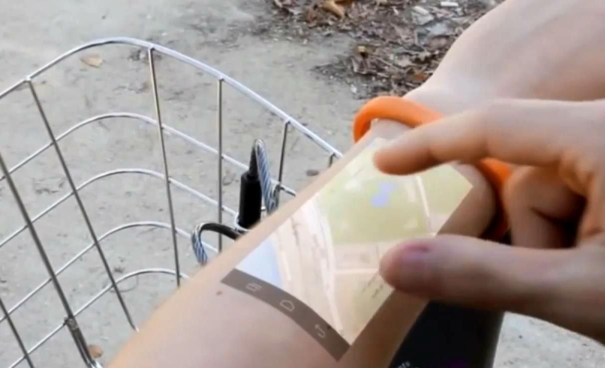 Браслет Cicret способен превратить руку в планшет Браслет Cicret способен превратить руку в планшет