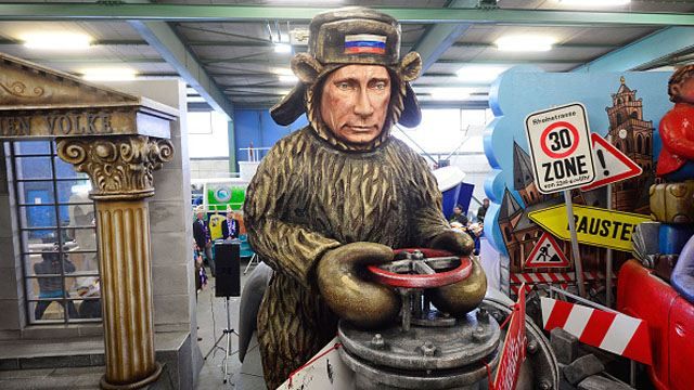 Фото дня: німці знову висміяли Путіна Фото дня: німці знову висміяли Путіна