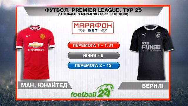 Матч дня. "Манчестер Юнайтед" - "Бернлі" Матч дня. "Манчестер Юнайтед" - "Бернлі"