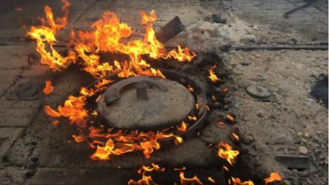 Авдіївський коксохімічний завод під обстрілом: пожежу гасили майже 10 годин Авдіївський коксохімічний завод під обстрілом: пожежу гасили майже 10 годин