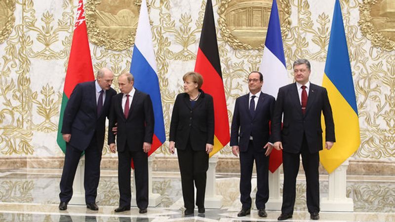 Хроника встречи в Минске. Четверка договорилась о прекращении огня Хроника встречи в Минске. Четверка договорилась о прекращении огня