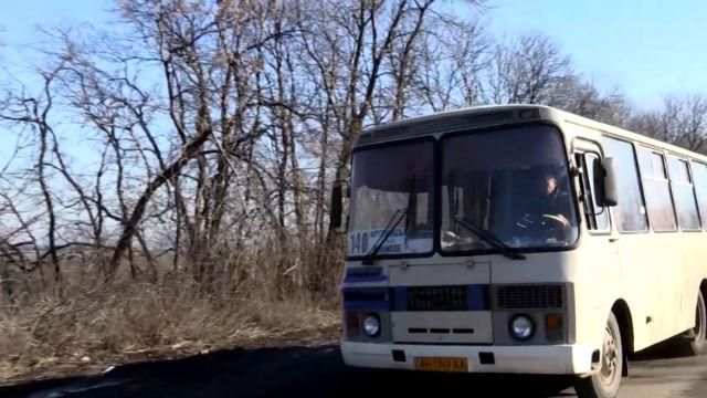 Біля Дебальцевого продовжує курсувати громадський транспорт