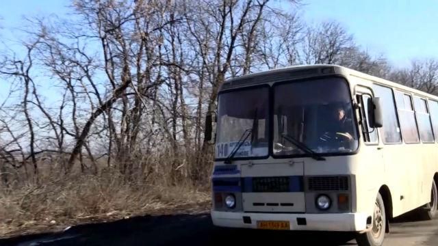 Возле Дебальцево продолжает курсировать общественный транспорт