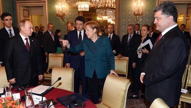 Порошенко, Меркель і Путін домовились про допуск місії ОБСЄ в Дебальцеве 