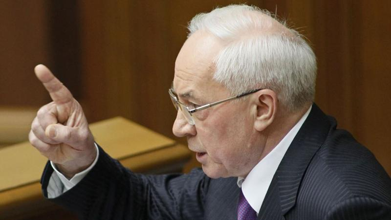 Это вас запугивает киевский режим, — Азаров обратился к украинцам по поводу ареста Ефремова