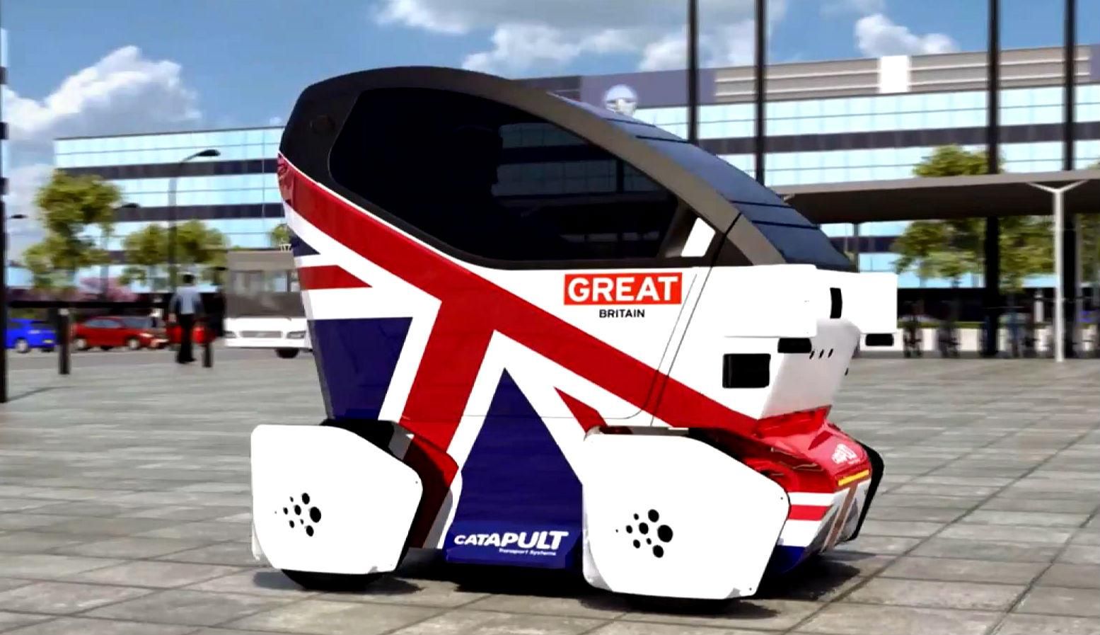 В Великобритании разрабатывается беспилотный электромобиль для такси В Великобритании разрабатывается беспилотный электромобиль для такси