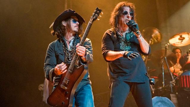 Джонни Депп создал рок-группу с Элисом Купером и Aerosmith