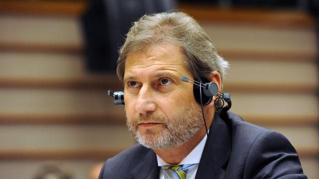 Еврокомиссар Йоханнес Хан посетит Украину Еврокомиссар Йоханнес Хан посетит Украину
