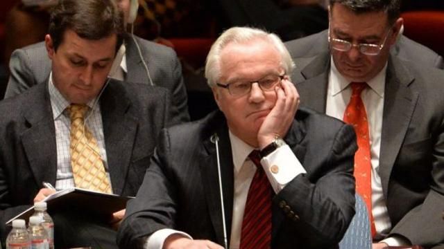 Російський пропагандист в ООН Чуркін каже, що миротворці суперечитимуть мінським домовленостям 