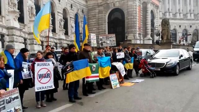 Віденські активісти спробували привернути увагу до подій в Україні