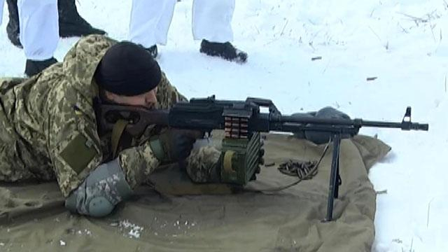 В Сумах Нацгвардия провела артиллерийские стрельбы на полигоне