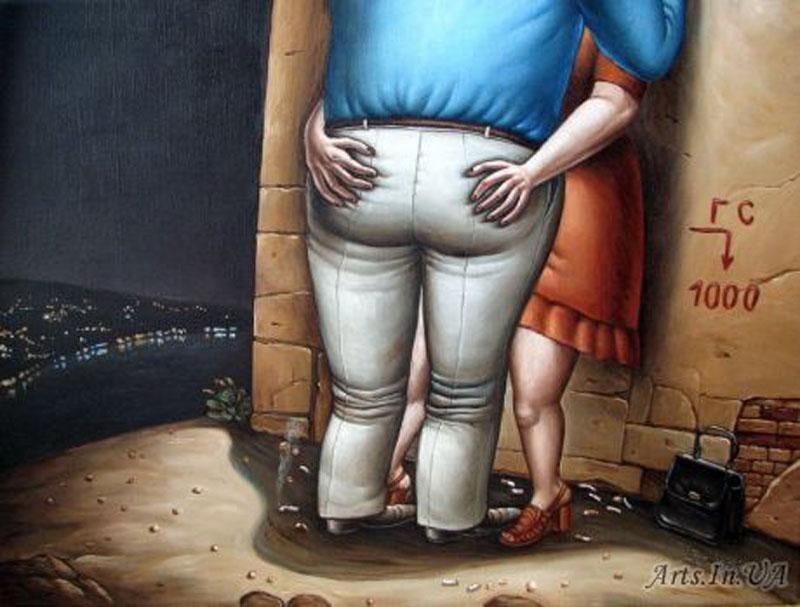 Уся ментальність Донбасу у гостросоціальних картинах донецької художниці Уся ментальність Донбасу у гостросоціальних картинах донецької художниці