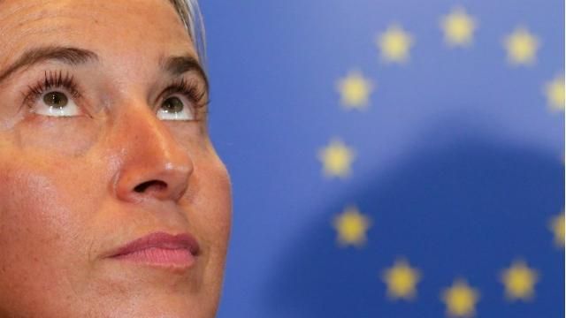 ЄС не переглядатиме санкції проти Росії скоріше липня, — Могеріні