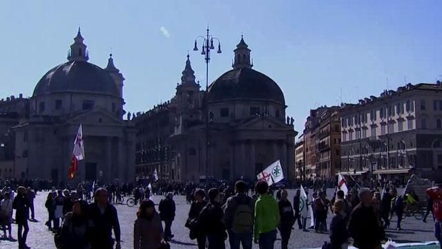 В Риме прошел митинг против миграции
