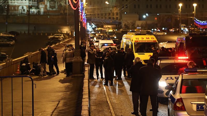 Камера спостереження зафіксувала момент убивства Нємцова
