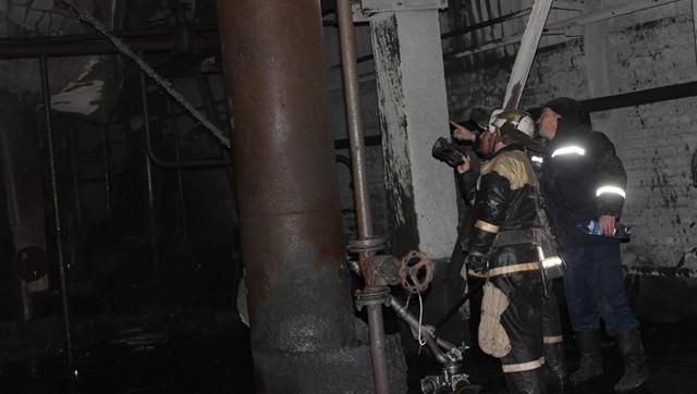 На Трипільській ТЕС під Києвом горів енергоблок На Трипільській ТЕС під Києвом горів енергоблок