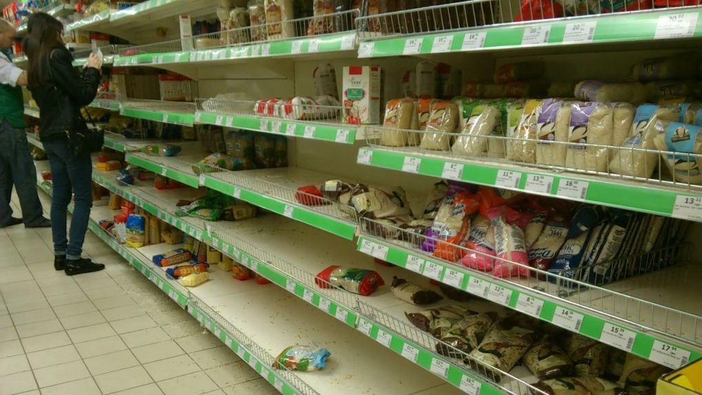 Міністр економіки закликав не скуповувати продукти харчування