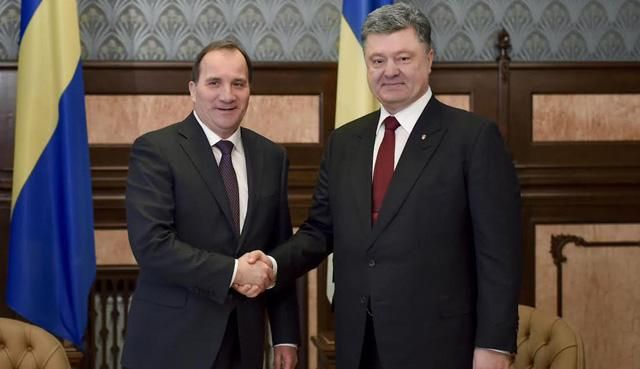 Швеція підтримала ініціативу Києва про введення миротворців на Донбас