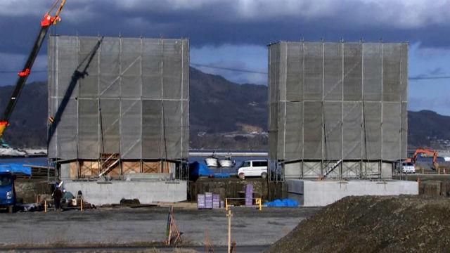 Японцы и себе строят стену для защиты