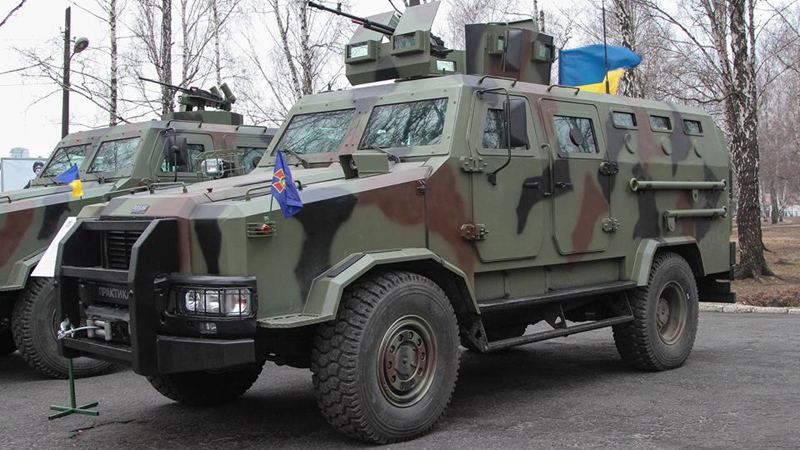 Под Киевом испытали бронемашины украинского производства